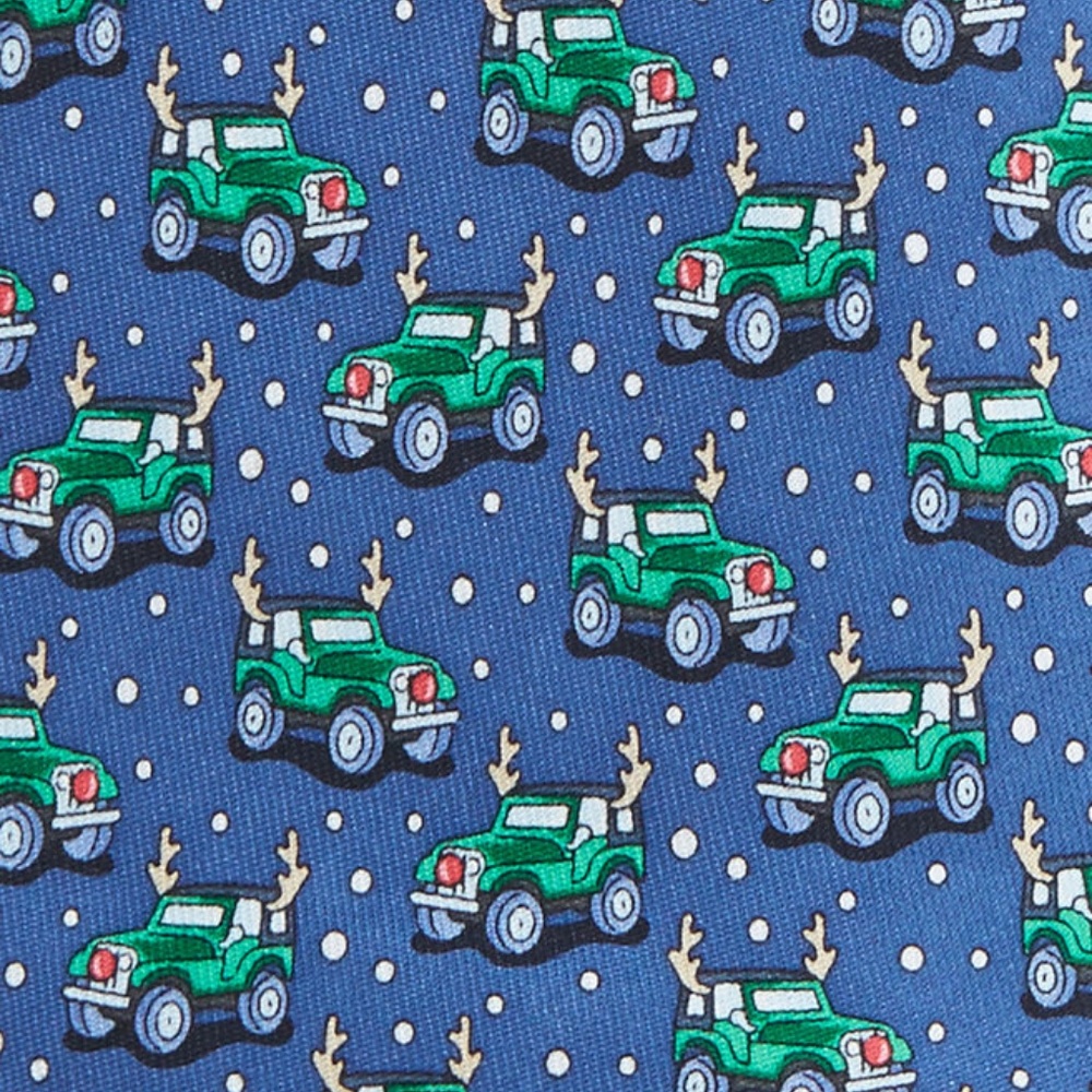 VINEYARD VINES Limited JEEP CJ Christmas SILK TIE